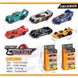 OBL913627 - 合金滑行赛车3只装