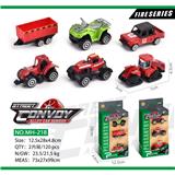 OBL913633 - 合金滑行农夫车3只装