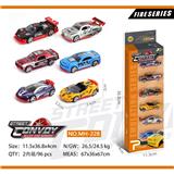 OBL913641 - 合金滑行超跑6只装