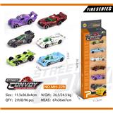 OBL913642 - 合金滑行赛车6只装