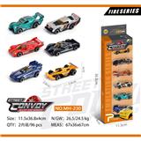 OBL913643 - 合金滑行赛车6只装