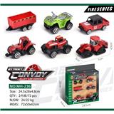 OBL913649 - 合金滑行农夫车6只装