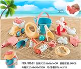 OBL914445 - 软胶沙滩戏水玩具16PCS