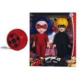 OBL915306 - 18寸全身搪胶瓢虫女孩瓢虫男孩双人带悠悠球带主题曲音乐