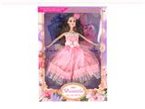 OBL915469 - 11.5 inch live hand wedding dress Barbie lead flower