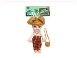 OBL915559 - 6 inch solid 12 joints real little Lori 3D real eye drops with a small bag