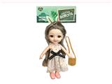 OBL915570 - 6 inch solid 12 joints real little Lori 3D real eye drops with a small bag