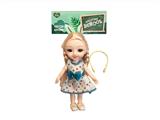 OBL915572 - 6 inch solid 12 joints real little Lori 3D real eye drops with a small bag