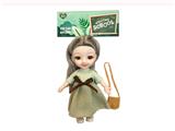 OBL915573 - 6 inch solid 12 joints real little Lori 3D real eye drops with a small bag