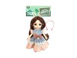 OBL915584 - 6 inch solid 12 joints real little Lori 3D real eye drops with a small bag