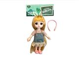 OBL915588 - 6 inch solid 12 joints real little Lori 3D real eye drops with a small bag