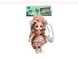 OBL915589 - 6 inch solid 12 joints real little Lori 3D real eye drops with a small bag