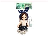 OBL915590 - 6 inch solid 12 joints real little Lori 3D real eye drops with a small bag
