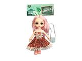 OBL915591 - 6 inch solid 12 joints real little Lori 3D real eye drops with a small bag