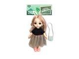 OBL915592 - 6 inch solid 12 joints real little Lori 3D real eye drops with a small bag