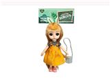 OBL915602 - 6 inch solid 12 joints real little Lori 3D real eye drops with a small bag