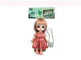 OBL915603 - 6 inch solid 12 joints real little Lori 3D real eye drops with a small bag
