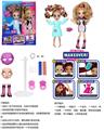 OBL915606 - FAIL. FIX.9 inch 11 joint solid 3D true eye drops face make-up Barbie hair with fragrance. Dolls come with 11 different surprise accessories. Bring 2 clothes, a dressing gown and a fashion dress