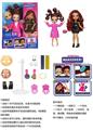 OBL915608 - FAIL. FIX.9 inch 11 joint solid 3D true eye drops face make-up Barbie hair with fragrance. Dolls come with 11 different surprise accessories. Bring 2 clothes, a dressing gown and a fashion dress