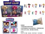 OBL915619 - FAIL. FIX.6 inch solid 3D true eye drops face make-up pajamas Barbie hair with fragrance. Dolls with 2 cake blister accessories mixed 6 6PC