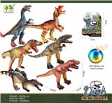 OBL916267 - 搪胶恐龙带声光(6款混装)