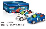 OBL916427 - 电动万向3d灯光音乐警车