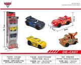 OBL916573 - 4款合金回力闪电小
跑车（4只庄）