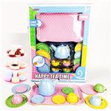 OBL918667 - 圆点茶具甜品塔礼盒套装