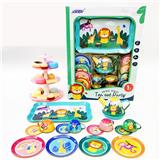 OBL918671 - 动物茶具甜品塔礼盒套装