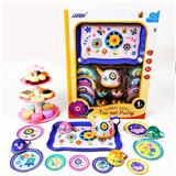 OBL918673 - 花朵茶具甜品塔礼盒套装