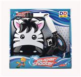 OBL919309 - Backpack 10.6 water gun 8.4" zebra backpack water gun