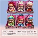 OBL919399 - 8寸全身搪胶有头发哭泣娃娃带4声IC