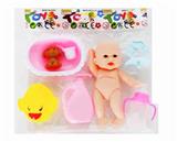 OBL920060 - 搪胶娃娃过家家洗澡套装
