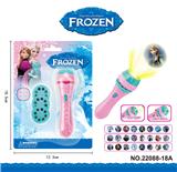OBL920415 - 冰雪奇缘儿童投影手电筒(三轮24图)
