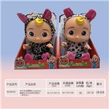 OBL921167 - 10寸全身搪胶cocomelon超级宝贝JOJO西瓜校巴（带音乐）