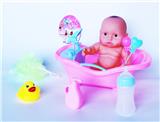 OBL922179 - 10寸搪胶娃娃配浴缸洗澡
套装