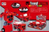 OBL922372 - 拆装变形消防车6只装(单只价格)