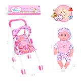 OBL925778 - 31CM/14寸男娃娃配铁推车带IC（包AG13*3粒）