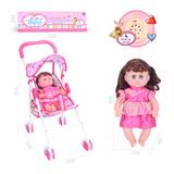 OBL925806 - 31CM/14寸女娃娃配铁推车带IC（包AG13*3粒）