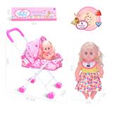 OBL925815 - 31CM/14寸女娃娃配铁推车带IC（包AG13*3粒）