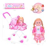 OBL925817 - 31CM/14寸女娃娃配铁推车带IC（包AG13*3粒）