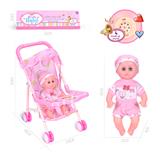 OBL926266 - 14寸公仔娃娃配铁推车
带IC（包电）