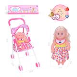 OBL926268 - 14寸公仔娃娃配铁推车
带IC（包电）