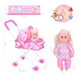 OBL926282 - 14寸公仔娃娃配铁推车
带IC（包电）