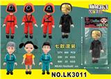 OBL928015 - 鱿鱼游戏公仔（7款混装）