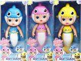 OBL928794 - 16寸搪胶鲨鱼宝宝带灯光音乐IC(3色混装）