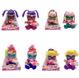 OBL928981 - 高档14寸搪胶带七彩灯光音乐fangeek super cute超级英雄可爱宝宝、DC宝宝带吸水喷水功能带奶瓶奶嘴