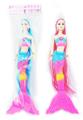 OBL929073 - 11寸实身长发皇冠灯光彩虹美人鱼公主 仅带灯光功能 包电
