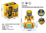 OBL929130 - 电动万向炫彩灯光音乐大黄蜂
