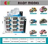 OBL931831 - 48PCS展示盒迷尔Q版涂鸦回力合金车